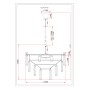 Люстра подвесная Moderli V10738-9P Crystal