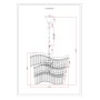 Люстра подвесная Moderli V10768-8P Wave