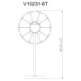 Лампа настольная Moderli V10231-6T Selectra