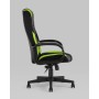 Кресло игровое TopChairs ST-CYBER 9 черный/зеленый