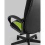 Кресло игровое TopChairs ST-CYBER 9 черный/зеленый