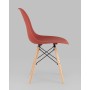 Стул Eames Style DSW терракотовый (разборный каркас)