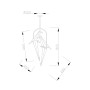 Подвесной светодиодный светильник Moderli V3071-2PL origami Birds 2*LED*6W