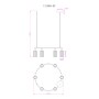 Люстра подвесная Moderli V11069-6P Cora