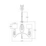 Люстра подвесная Moderli V2584-3P Dark