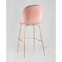 Стул барный Beetle со спинкой пудровый