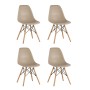 Стул Eames DSW бежевый x4