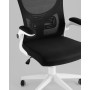 Кресло офисное TopChairs Airone белый с черной сеткой