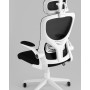 Кресло офисное TopChairs Airone белый с черной сеткой