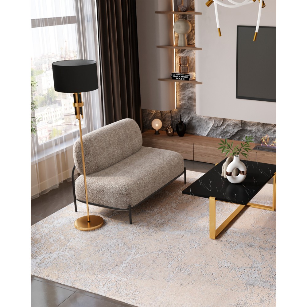 Диван Стоун new ткань букле серо-бежевый Диван Стоун new ткань букле серо-бежевый