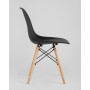 Стул Eames Style DSW черный x4 (разборный каркас)