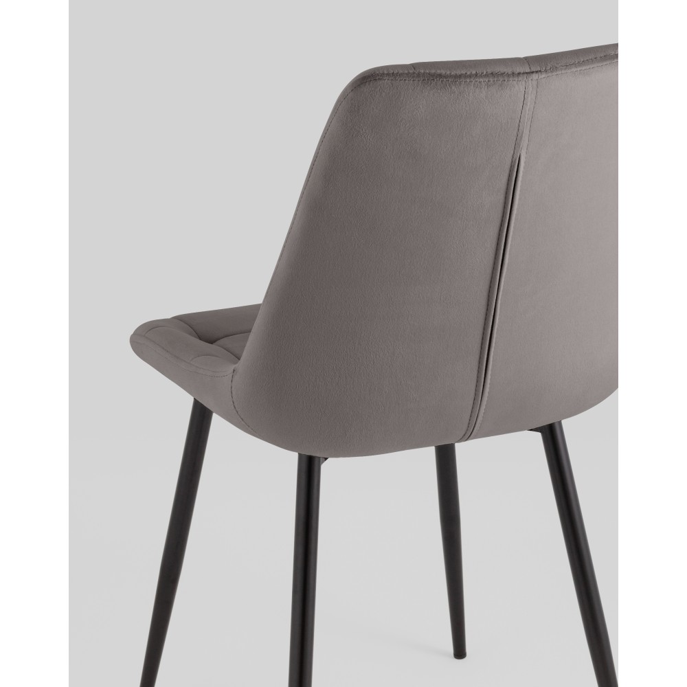 Стул Флекс New велюр светло-серый Стул Флекс New велюр светло-серый