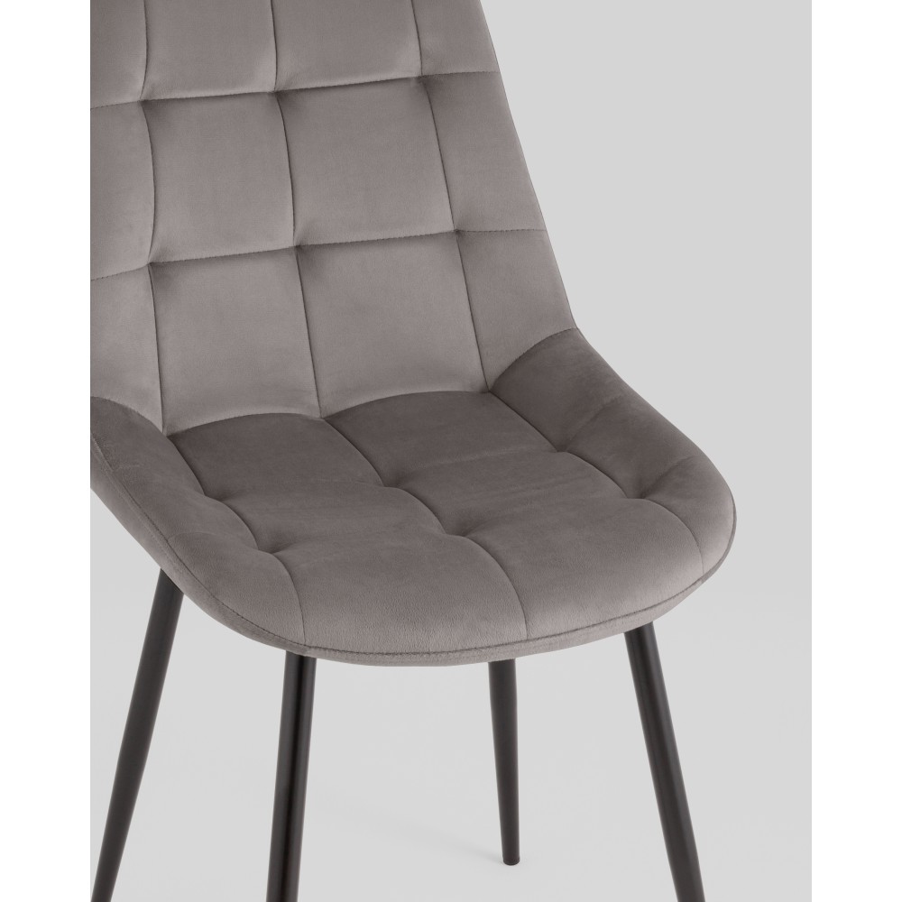 Стул Флекс New велюр светло-серый Стул Флекс New велюр светло-серый