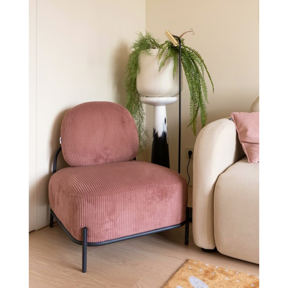 Кресло Стоун велюр рельефный коралловый Кресло Стоун велюр рельефный коралловый