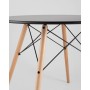 Стол круглый EAMES DSW NEW D=80 черный