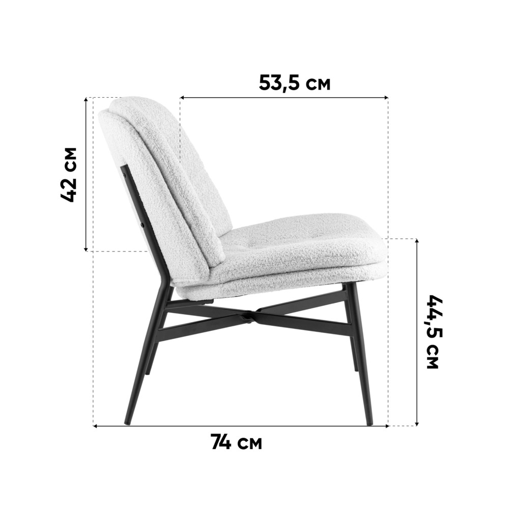 Кресло лаунж Tail коричневый Кресло лаунж Tail коричневый