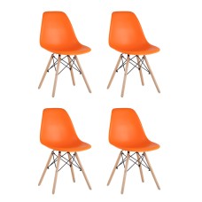 Стул Eames DSW оранжевый x4