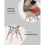 Стул Eames DSW пэчворк черно-белый