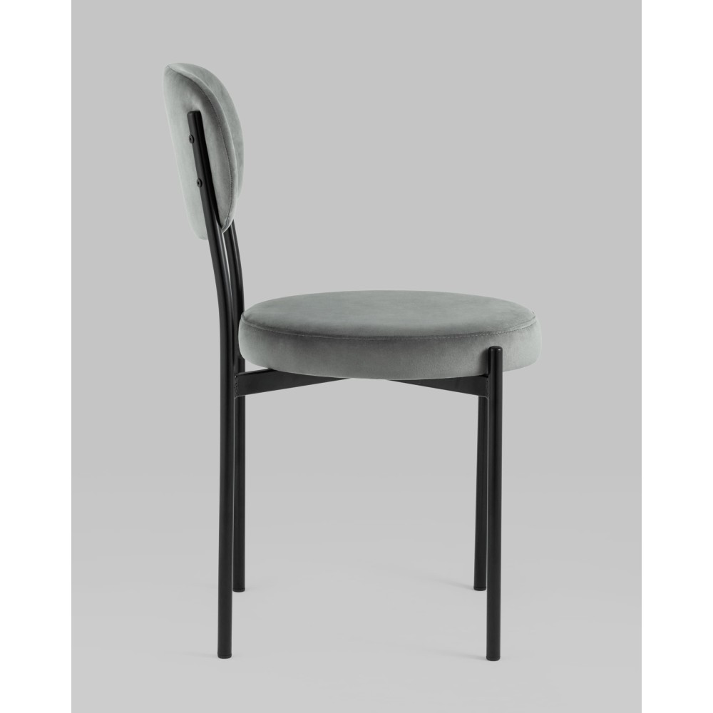 Стул Бриф NEW велюр тёмно-серый Стул Бриф NEW велюр тёмно-серый