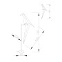 Светодиодная настольная лампа Moderli V3074-1TL origami Birds 1*LED*6W