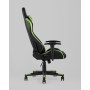 Кресло игровое TopChairs Gallardo зеленое с подушкой
