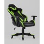 Кресло игровое TopChairs Gallardo зеленое с подушкой