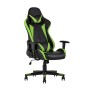 Кресло игровое TopChairs Gallardo зеленое с подушкой