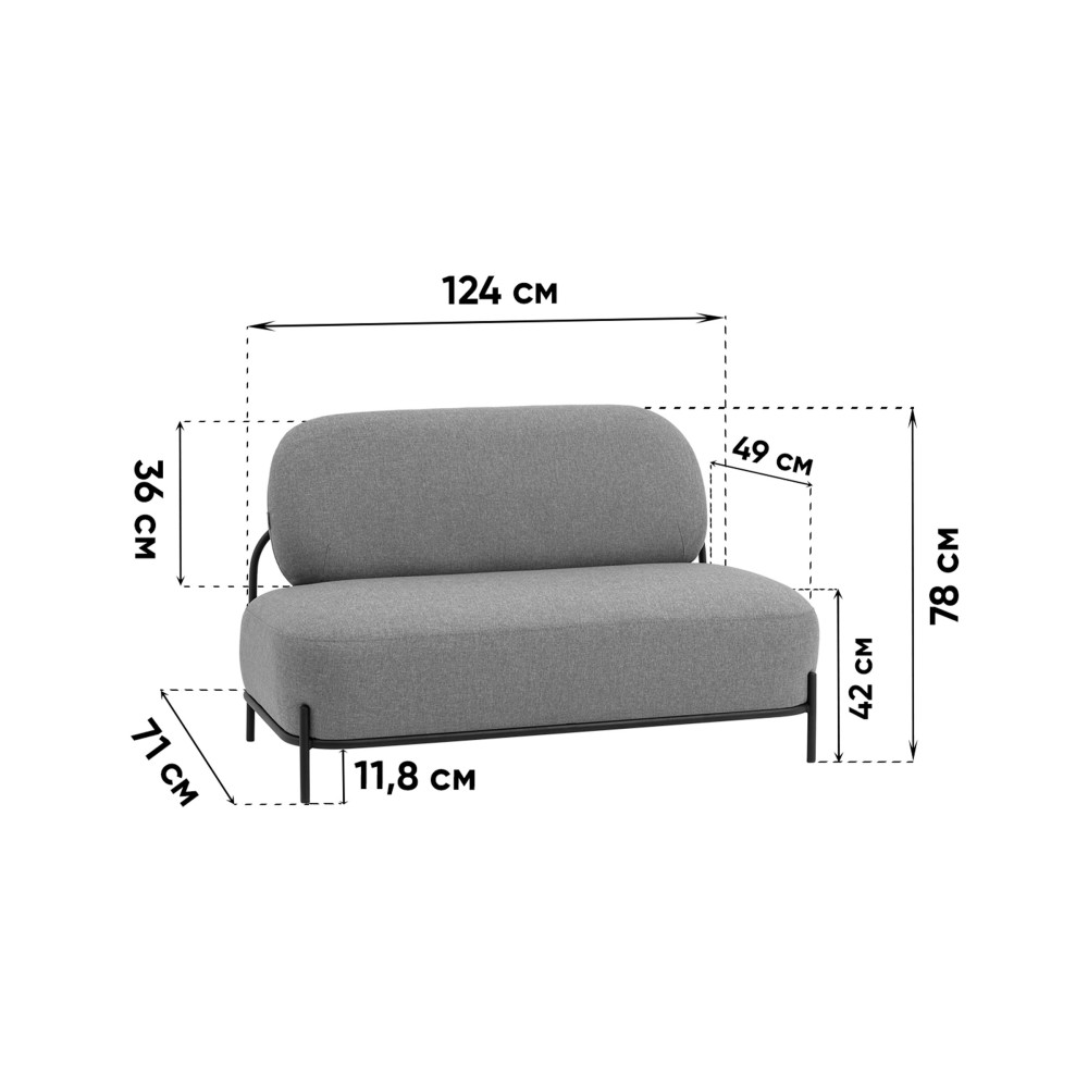 Диван Стоун велюр рельефный светло-серый Диван Стоун велюр рельефный светло-серый