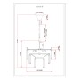 Люстра подвесная Moderli V10736-4P Crystal