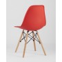 Стул Eames Style DSW красный x4 (разборный каркас)