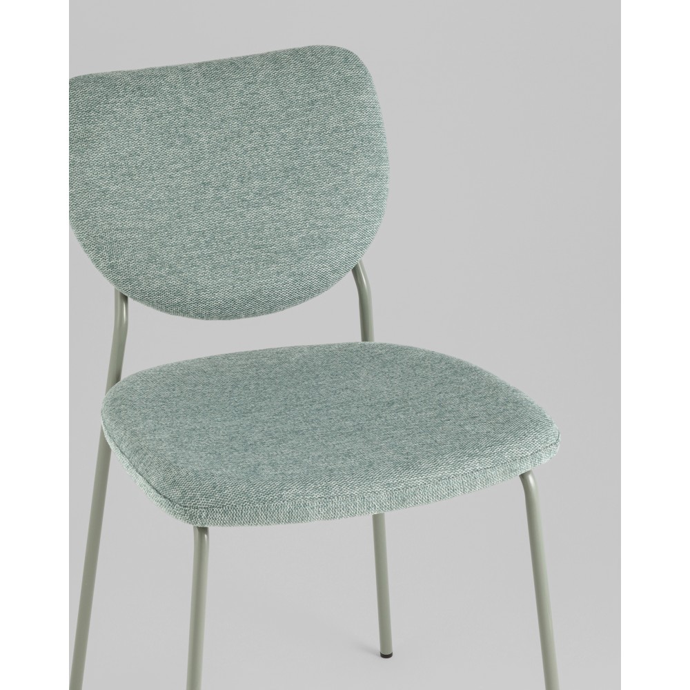 Стул обеденный Gigi шенилл зеленый Стул обеденный Gigi шенилл зеленый