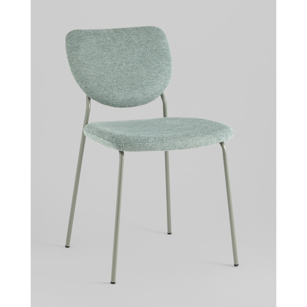 Стул обеденный Gigi шенилл зеленый Стул обеденный Gigi шенилл зеленый