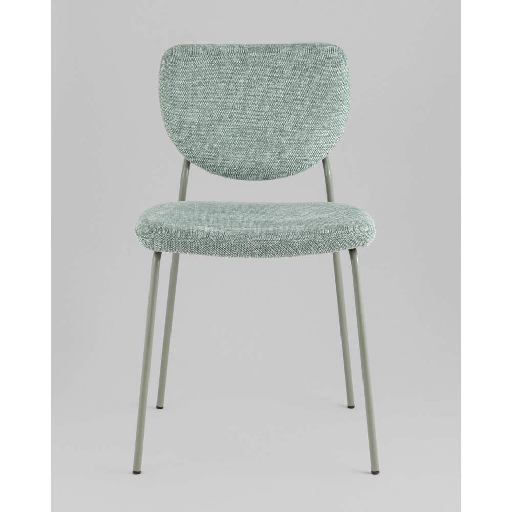 Стул обеденный Gigi шенилл зеленый Стул обеденный Gigi шенилл зеленый