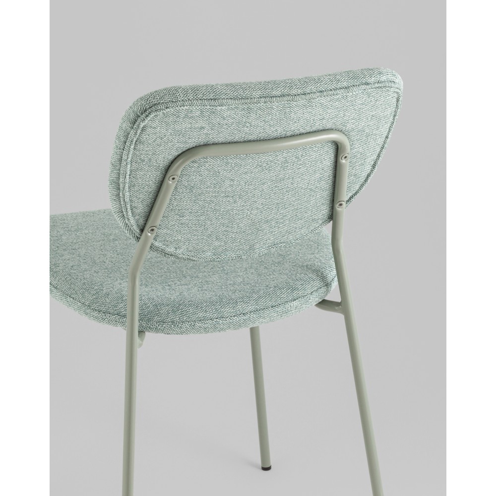 Стул обеденный Gigi шенилл зеленый Стул обеденный Gigi шенилл зеленый