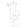 Подвесной светильник Moderli V2851-3P Host