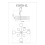 Светодиодная люстра на штанге Moderli V5070-CL Run