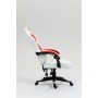 Кресло спортивное TopChairs Phantom бело-красный