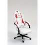 Кресло спортивное TopChairs Phantom бело-красный
