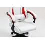 Кресло спортивное TopChairs Phantom бело-красный