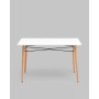 Стол Eames DSW Rectangle New 120*80 белый