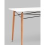 Стол Eames DSW Rectangle New 120*80 белый