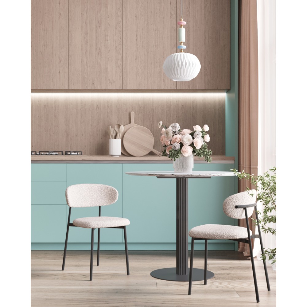 Стул Sevyn букле светло-серый Стул Sevyn букле светло-серый