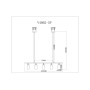 Подвесной светильник Moderli V4062-5P Section