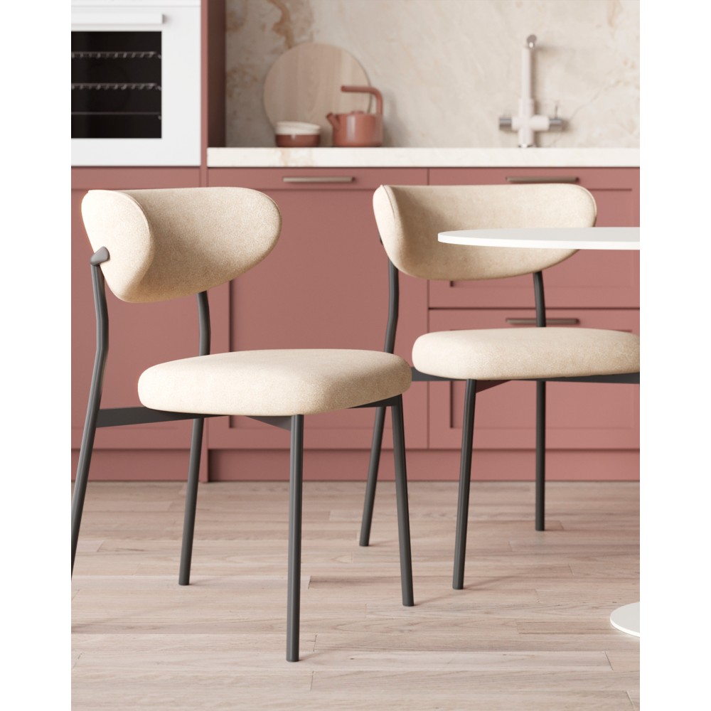 Стул обеденный Ayla бежевый