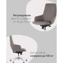 Кресло офисное TopChairs Bow серый Кресло офисное TopChairs Bow серый