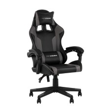 Кресло спортивное TopChairs Commander черно-серый