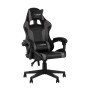 Кресло спортивное TopChairs Commander черно-серый