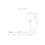 Лампа настольная Moderli V10497-1T Room