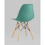 Стул Eames Style DSW серо-зеленый x4 (разборный каркас)