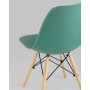 Стул Eames Style DSW серо-зеленый x4 (разборный каркас)